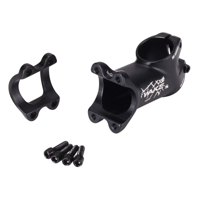 Litetop Stem 31.8 Stem 60mm 25 Degree Wake Mountain Bike Stem Short Handlebar Stem for Most Bicycle, Road Bike, MTN, BMX, Fixie Gear, Cycling (Aluminum Alloy, Black) - Image 3